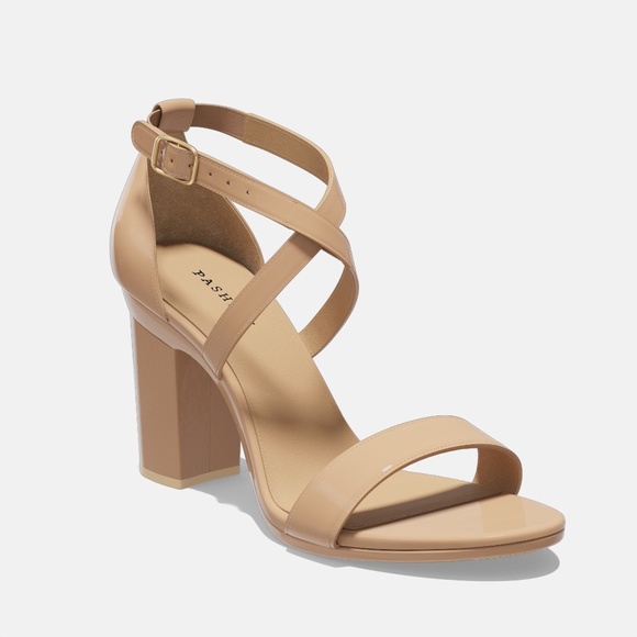 CONVERTIBLE HEEL - Pashion 1.0 Sand Patent Sandal - Picture 3 of 5
